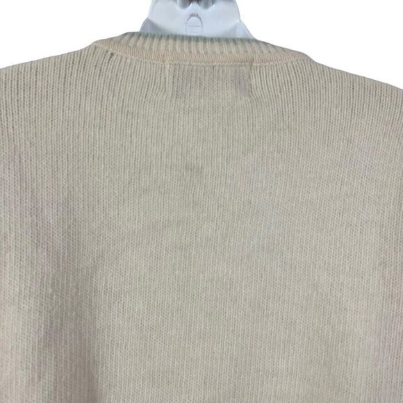 The Knit Connection by Russ Vintage Cable Knit Angora Lambswool Wool Sweater M - Picture 13 of 16